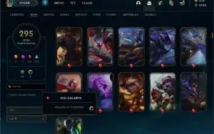 Conta league of legends platina