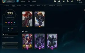 Conta league of legends platina