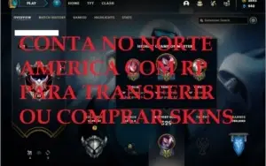 Conta prata 3 com 98 skins NO SERVIDOR N.A COM 2600 RP