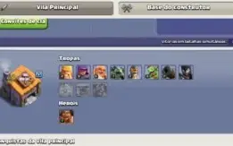 conta de clash of clans cv10 feita criada a muito tmp