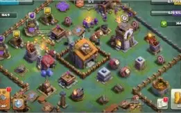 conta de clash of clans cv10 feita criada a muito tmp