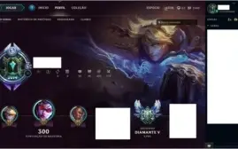 Conta LOL Diamante S4, S5, S6 skins super RARAS