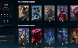 Conta Lol Lv 318, 99 Skins Pra Sair Hoje!!! Venda Urgente