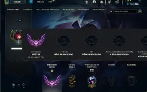 Conta Mestre com 25 Champs e 1 Skin + 8 Fragmentos