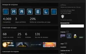 Conta Steam LVL 30