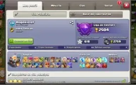CV 11 com quase todas as tropas Full + 5400 de gema
