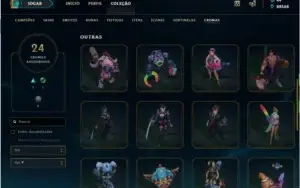 CONTA LOL EDIÇÃO COLECIONADOR