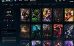 CONTA LOL EDIÇÃO COLECIONADOR