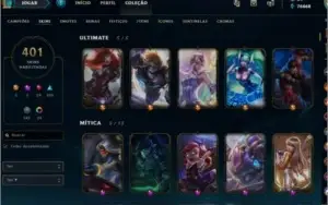 CONTA LOL EDIÇÃO COLECIONADOR