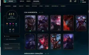 CONTA LOL EDIÇÃO COLECIONADOR