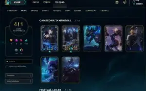 CONTA LOL EDIÇÃO COLECIONADOR