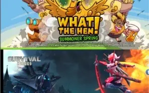 CONTA WHAT THE HEN + SURVIVAL HEROES