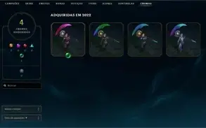Conta Platina 3 Com Kayn odisseia e 4 cromas