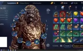 Conta MIR4 Lvl 76 /96,700k power 4 PET Vermelho / SA53