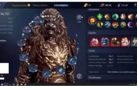 Conta MIR4 Lvl 76 /96,700k power 4 PET Vermelho / SA53