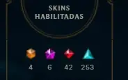 League of legends conta muito (boa 505 skins)