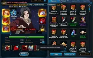 vendo conta naruto online 1kk de força