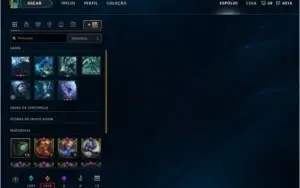 CONTA LEAGUE OF LEGENDS - PLATINA III