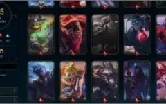 Conta lol ex diamante com 395 skins