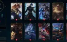 Conta lol ex diamante com 395 skins
