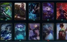Conta lol d4 Todos os Champs  100 skins  13 PAGINAS DE RUNA