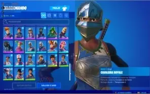 CONTA FORTNITE MAIS DE 80 SKINS,C/SALVE O MUNDO