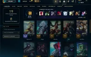 Esmeralda 1 com 30 Champs e 6 Skins
