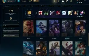 Esmeralda 1 com 30 Champs e 6 Skins