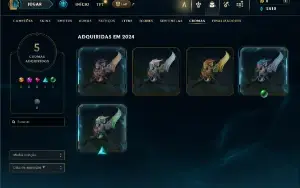 Esmeralda 1 com 30 Champs e 6 Skins