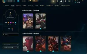 Esmeralda 1 com 30 Champs e 6 Skins
