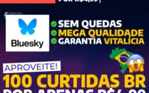 [Promoção] 100 Curtidas BlueSky por apenas R$ 4,99