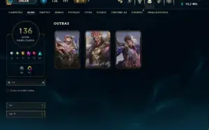 Bronze 4 com TODOS os Champs e 136 Skins (Mais de 100 Jogos)