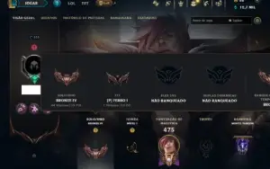 Bronze 4 com TODOS os Champs e 136 Skins (Mais de 100 Jogos)