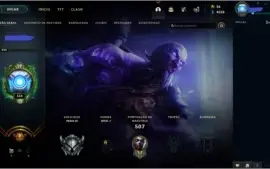 CONTA LOL LEVEL 334 COM 129 SKINS + CONTA VALORANT