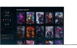 Conta de lol - Plat 2/ 104 skins/125 champs
