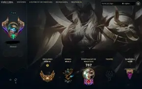 Conta Lol 980 Skins + 247 Chromas + 590 Ícones