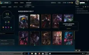 Conta League Of Legends -  Platina 5