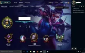Conta League Of Legends -  Platina 5