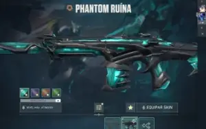 conta valorant (leque, vandal ancifogo e phantom ruina)
