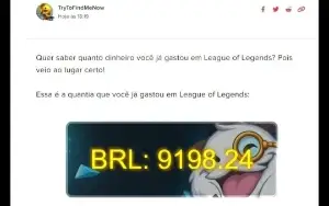 Conta De Lol 1295 Skins Mestre Primeira Etapa