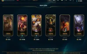 12K De Rp - 40K De Ea - 59 Skins - Unranked - Alta Demanda