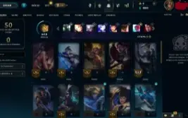 Conta diamante 1 - 50 champions