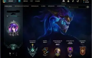 Conta League Of Legends Platina (All champ e diversas skins)