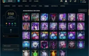 Conta League Of Legends Platina (All champ e diversas skins)