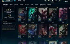 Conta lol todos os campeoes 158 skins