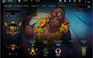 Conta LoL 235 Skins Ouro 3