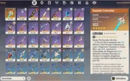 🔥Ganyu + Diluc + Keqing + Espada Celestial 🔥 AR49