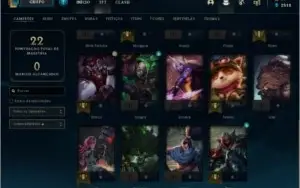 Conta Smurf lvl 33 com passe e 4 skins (ez pulsefire)