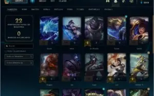 Conta Smurf lvl 33 com passe e 4 skins (ez pulsefire)