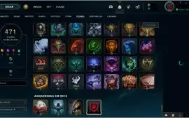 Conta lol 2013 292 skins Plat II